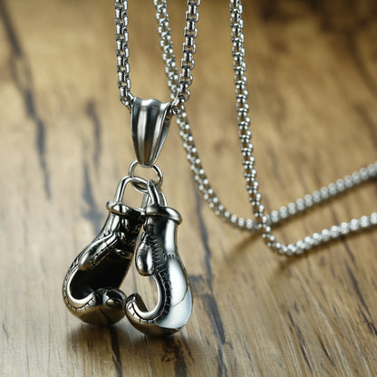 Double Boxing Glove Pendant