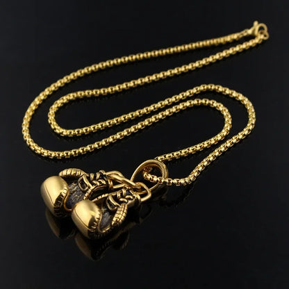 Double Boxing Glove Pendant